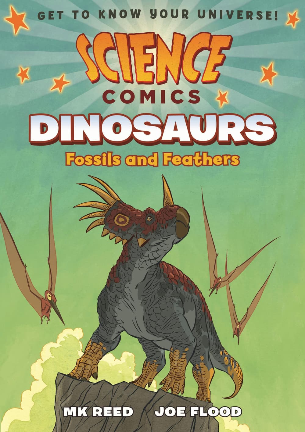 Book cover of 'Science Comics: Dinosaurs'