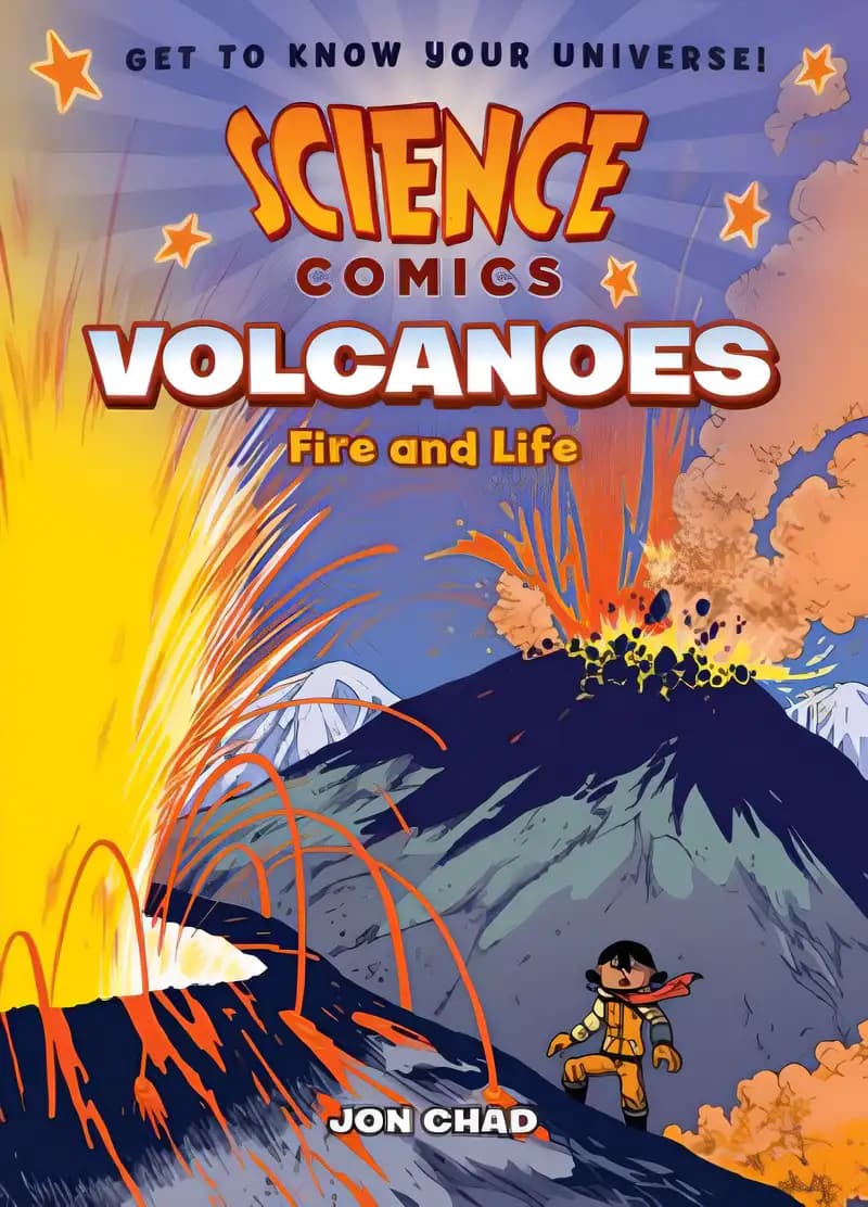 Book cover of 'Science Comics: Volcanoes: Fire and Life'