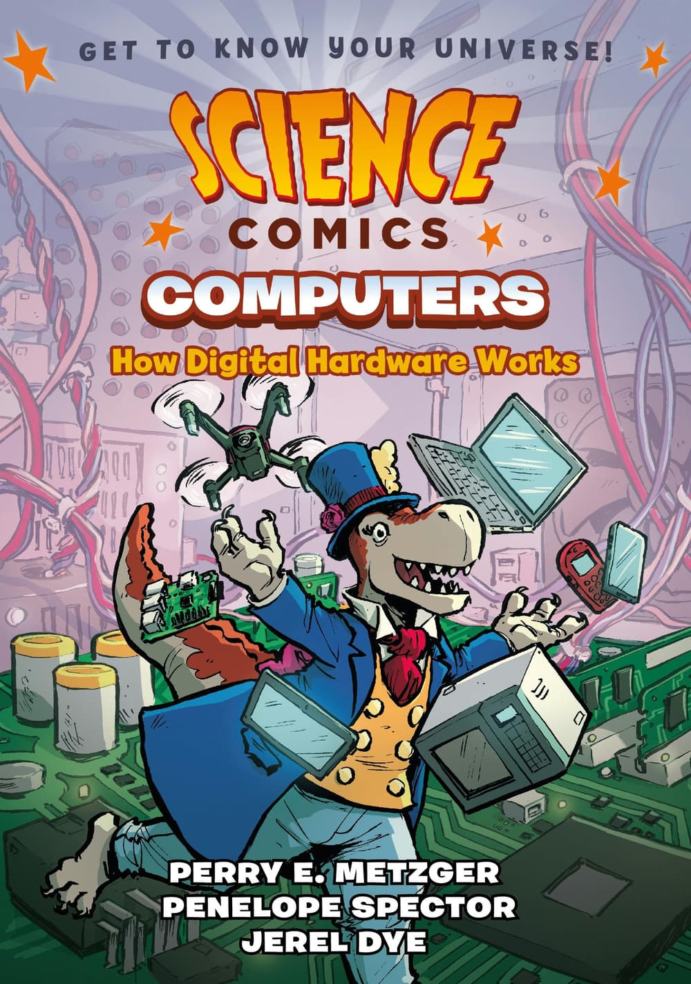 Book cover of 'Science Comics: Computers'