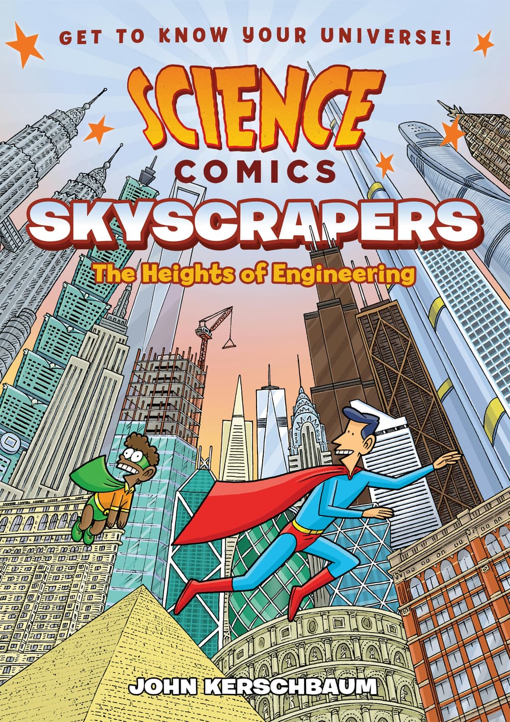 Book cover of 'Science Comics: Skyscrapers'