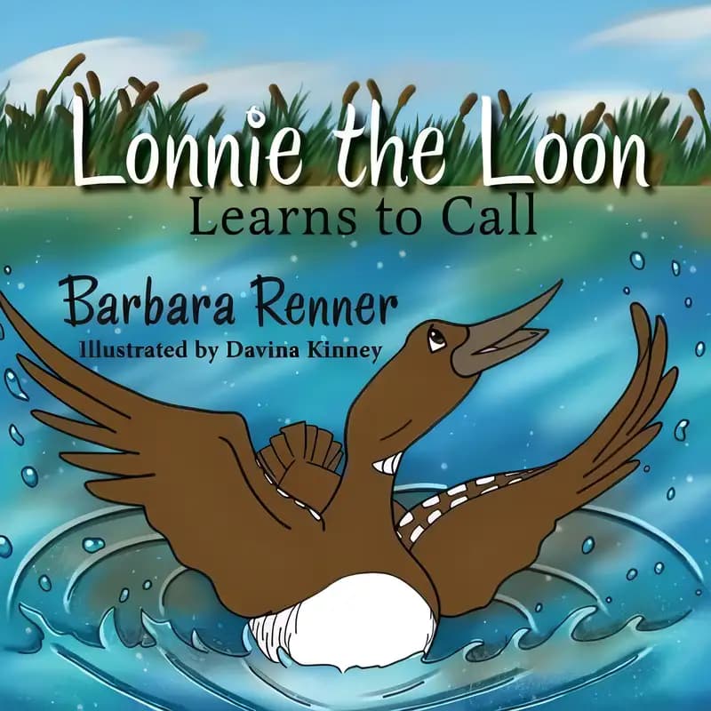 Book cover of 'Lonnie the Loon Learns to Call'