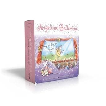 Book cover of 'Angelina Ballerina Board Books to Go! (Boxed Set): Center Stage; Big Dreams!; Angelina Ballerina by the Sea'