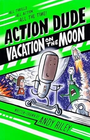 Book cover of 'Action Dude: Vacation on the Moon (2)'