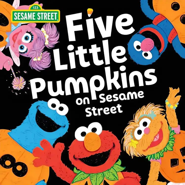 Book cover of 'A Halloween Storybook Treat with Elmo, Cookie Monster, and Friends!'