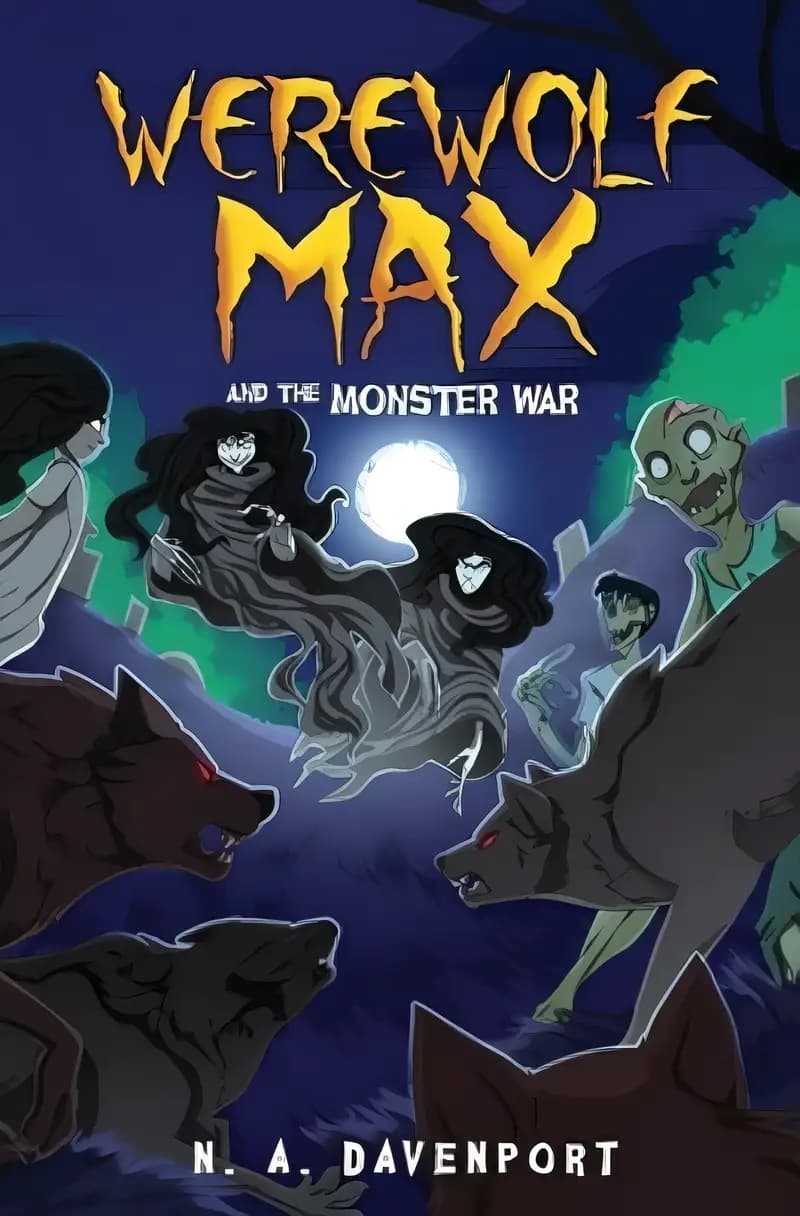 Book cover of 'Werewolf Max and the Monster War'
