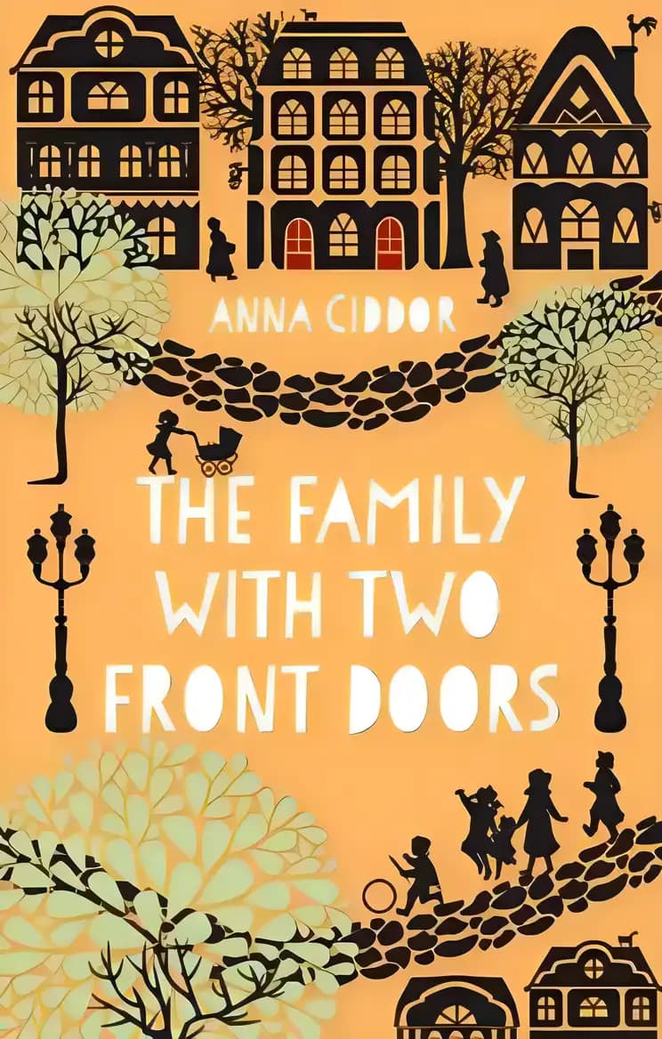 Book cover of 'The Family with Two Front Doors'