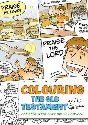 Book cover of 'Colouring The Old Testament: Colour Your Own Bible Comics!'