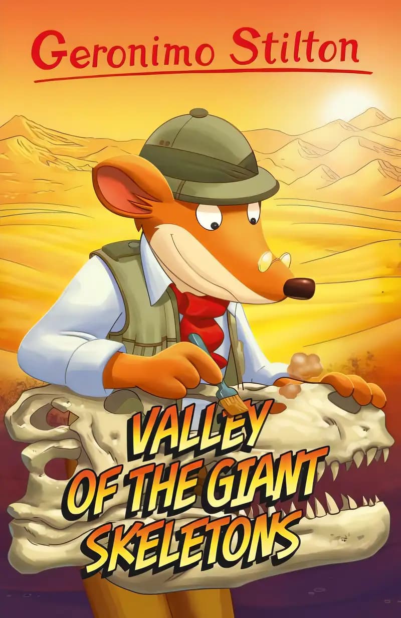 Book cover of 'Geronimo Stilton: Valley of the Giant Skeletons: 4 (Geronimo Stilton - Series 4)'