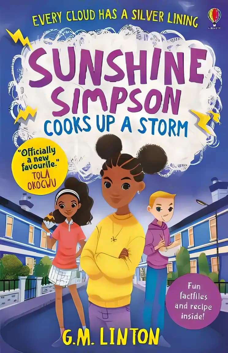 Book cover of 'Sunshine Simpson Cooks Up a Storm'