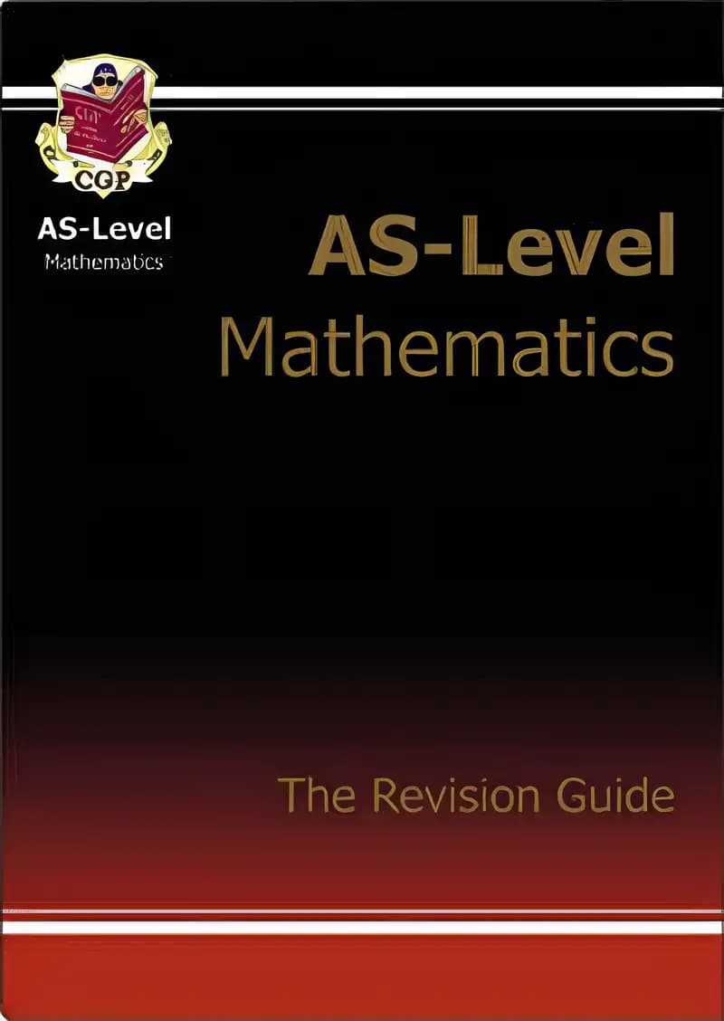Book cover of 'As Level Mathematics Revision Guide'