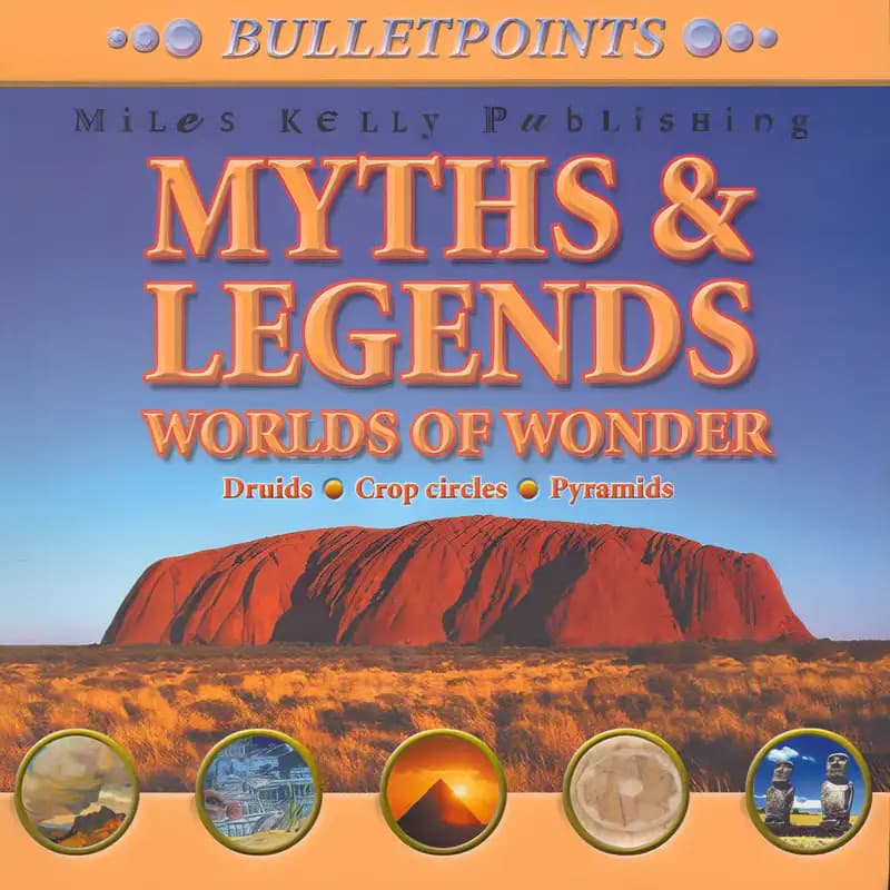Book cover of 'Bulletpoints: Myths and Legends - Worlds of Wonder'