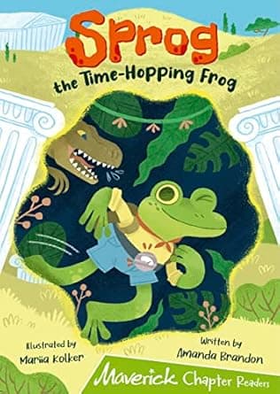 Book cover of 'Sprog the Time-Hopping Frog'