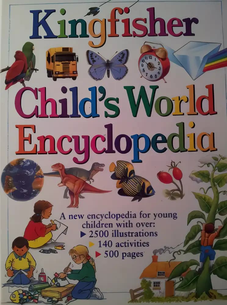 Book cover of 'Kingfisher Child's World Encyclopedia'