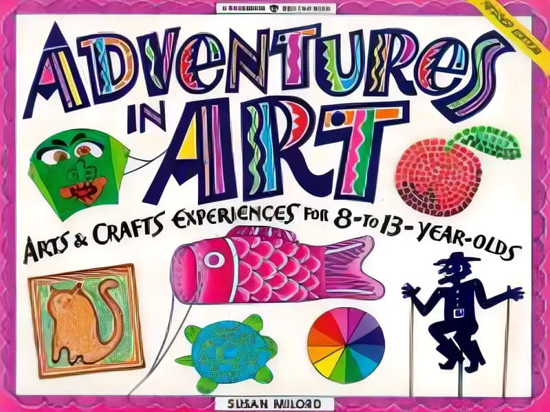 Book cover of 'Adventures in Art: Arts & Crafts Experiences for 8- to 13-Year-Olds (Williamson Kids Can! Series)'