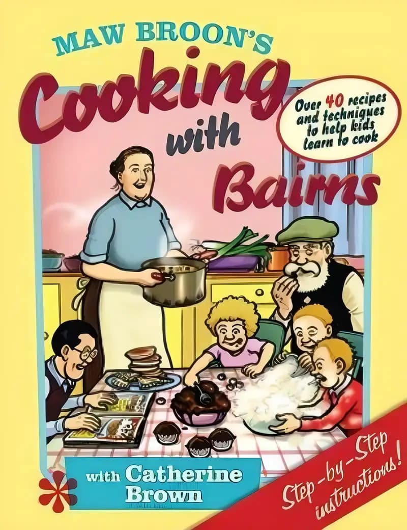 Book cover of 'Maw Broon's Cooking with Bairns: Recipes and Basics to Help Kids'