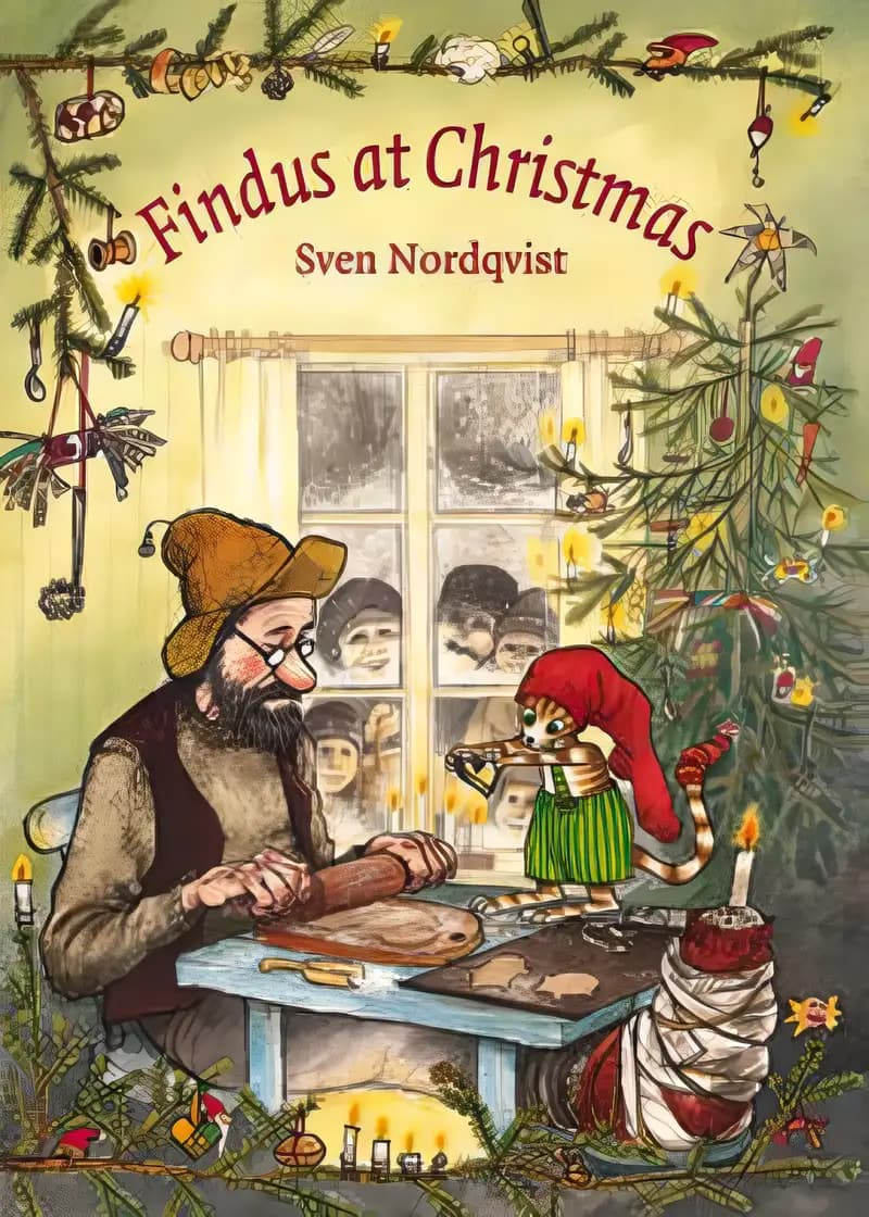 Book cover of 'Findus at Christmas (Findus and Pettson)'