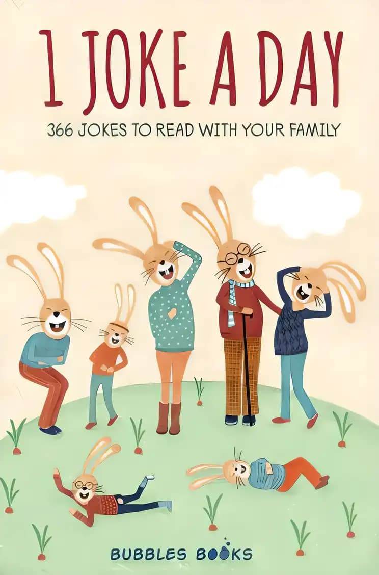 Book cover of '1 Joke a Day: 366 Jokes to Read with Your Family'