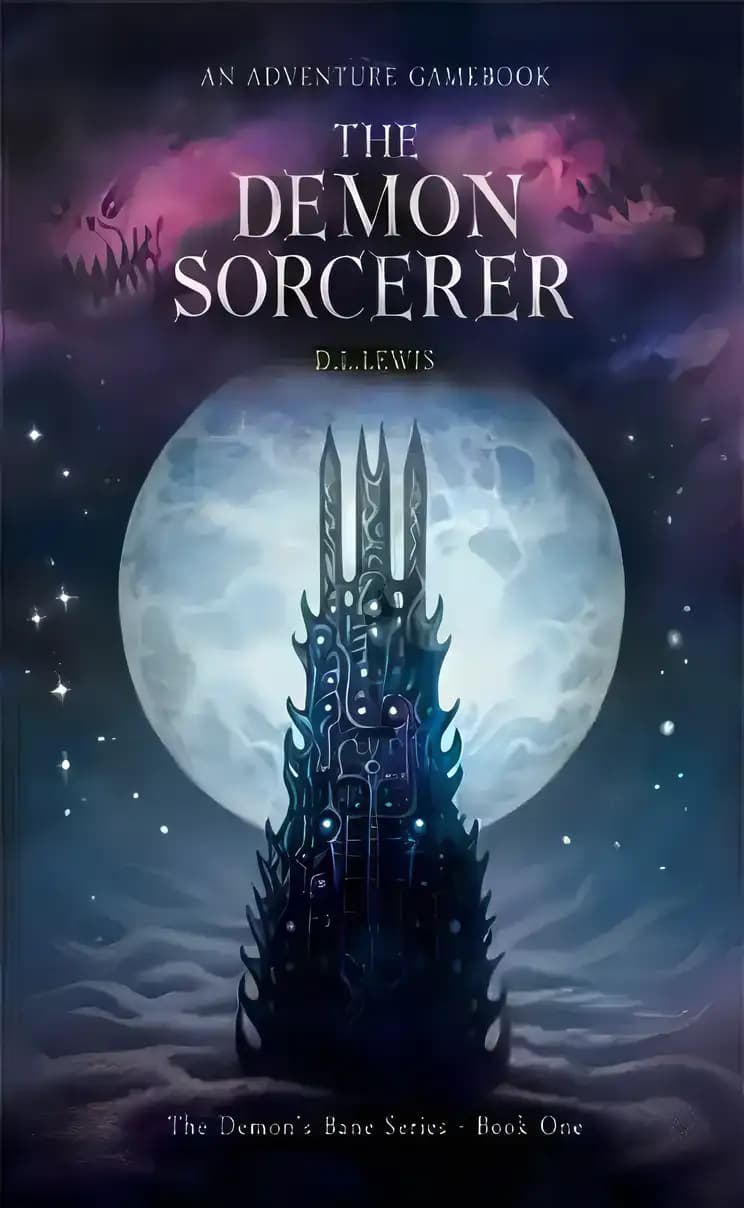 Book cover of 'The Demon Sorcerer: An Adventure Gamebook'