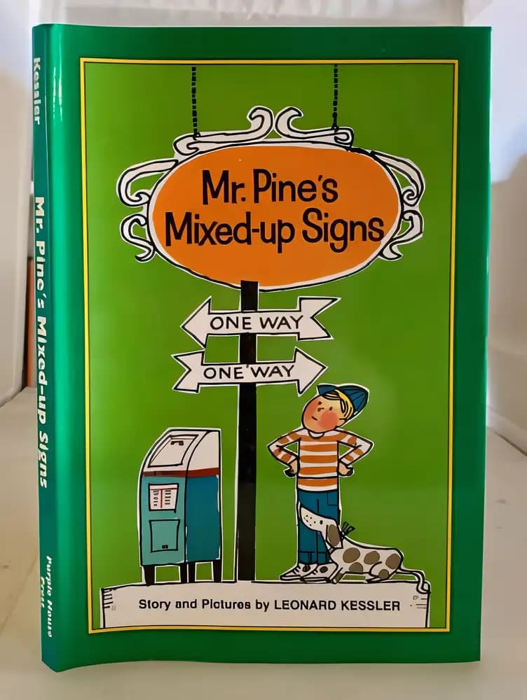 Book cover of 'Mr. Pine's Mixed-Up Signs'