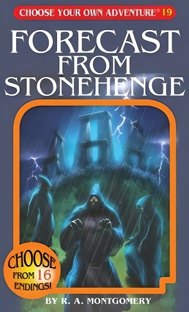Book cover of 'Forecast From Stonehenge (Choose Your Own Adventure #19)'
