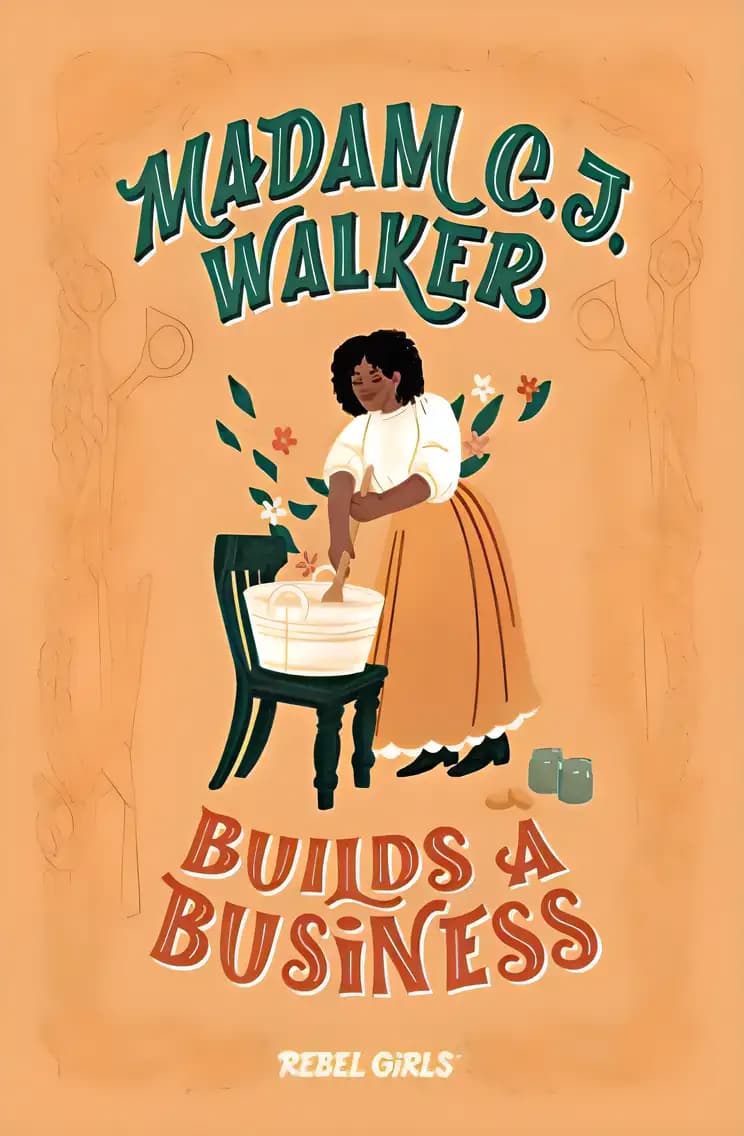 Book cover of 'Madam C.J. Walker Builds a Business'
