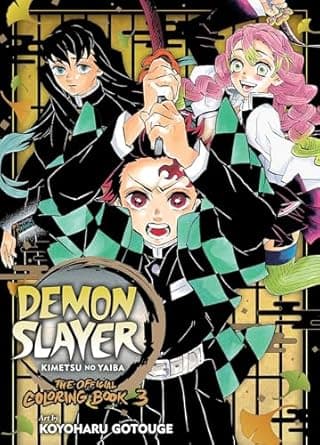 Book cover of 'Demon Slayer: Kimetsu no Yaiba: The Official Coloring Book 3'