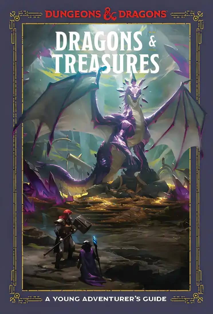 Book cover of 'Dragons & Treasures (Dungeons & Dragons): A Young Adventurer's Guide'