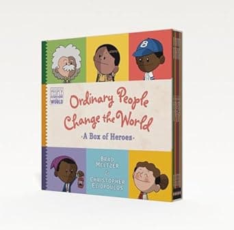 Book cover of 'Ordinary People Change the World: A Box of Heroes (5-Book Boxed Set)'