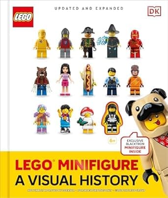 Book cover of 'LEGO Minifigure A Visual History Updated and Expanded: With Exclusive LEGO Minifigure'