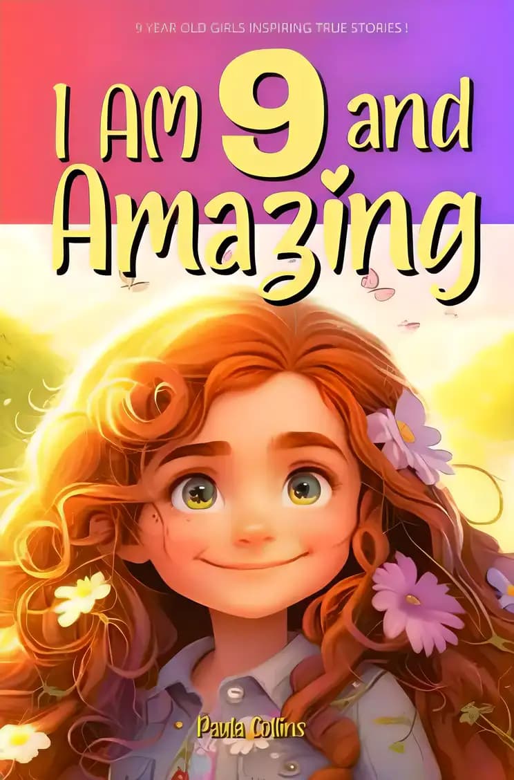 Book cover of 'I am 9 and Amazing: Inspirational tales About Courage, Self-Love, and Self-Confidence for 9 year old Girls'