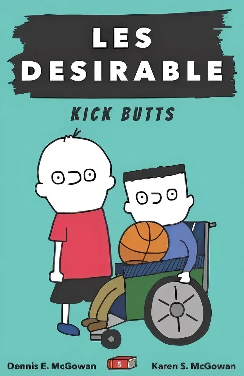 Book cover of 'Les Desirable: Kick Butts (Middle School Book 5)'