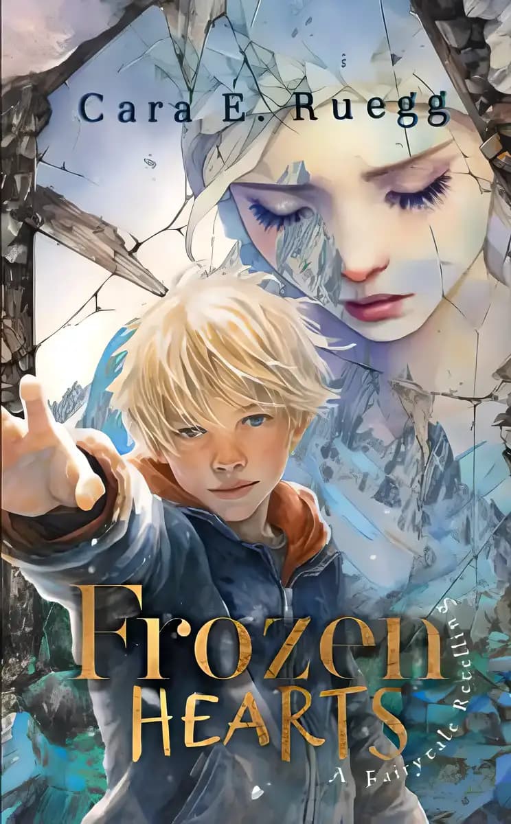 Book cover of 'Frozen Hearts: A Christian Fantasy Fairytale Retelling of the Snow Queen'
