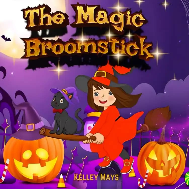 Book cover of 'The Magic Broomstick'
