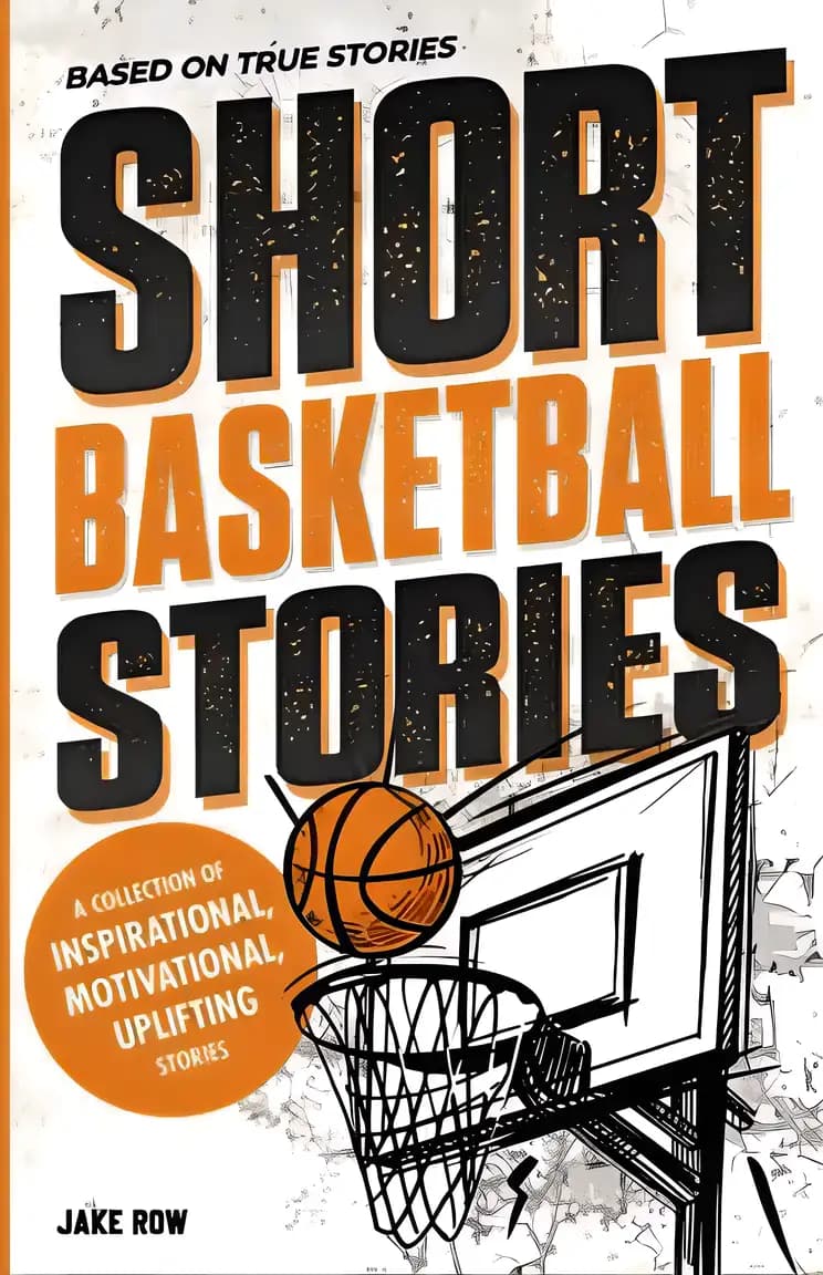 Book cover of 'Inspirational Short Basketball Stories for Kids Ages 8 - 12'