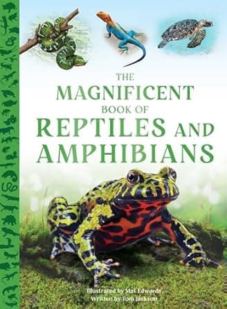 Book cover of 'The Magnificent Book of Reptiles and Amphibians'