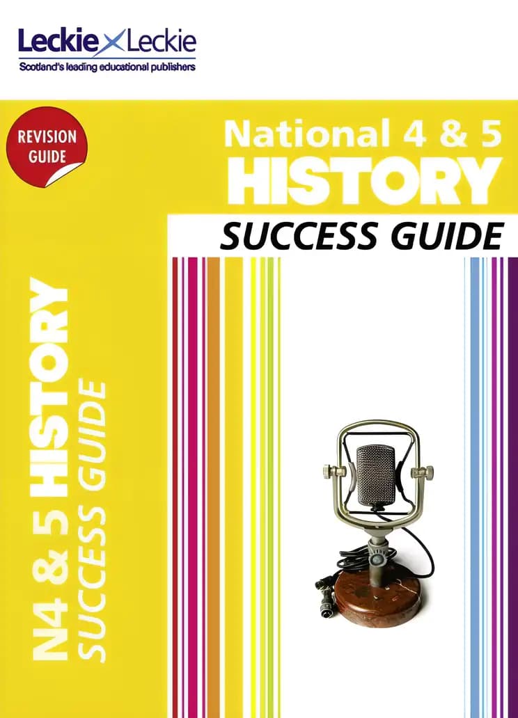 Check out National 5 History Success Guide for young readers Book cover of 'National 5 History Success Guide'