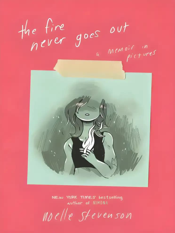 Find out what’s special about The Fire Never Goes Out: A Memoir in Pictures Book cover of 'The Fire Never Goes Out: A Memoir in Pictures'