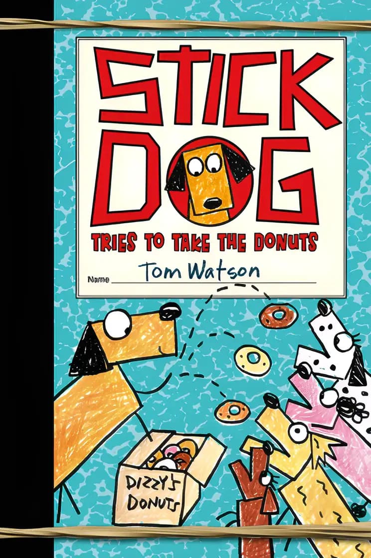 Learn more about Stick Dog Tries to Take the Donuts Book cover of 'Stick Dog Tries to Take the Donuts'