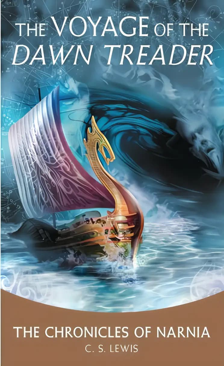 Discover The Voyage of the Dawn Treader and its adventures Book cover of 'The Voyage of the Dawn Treader'