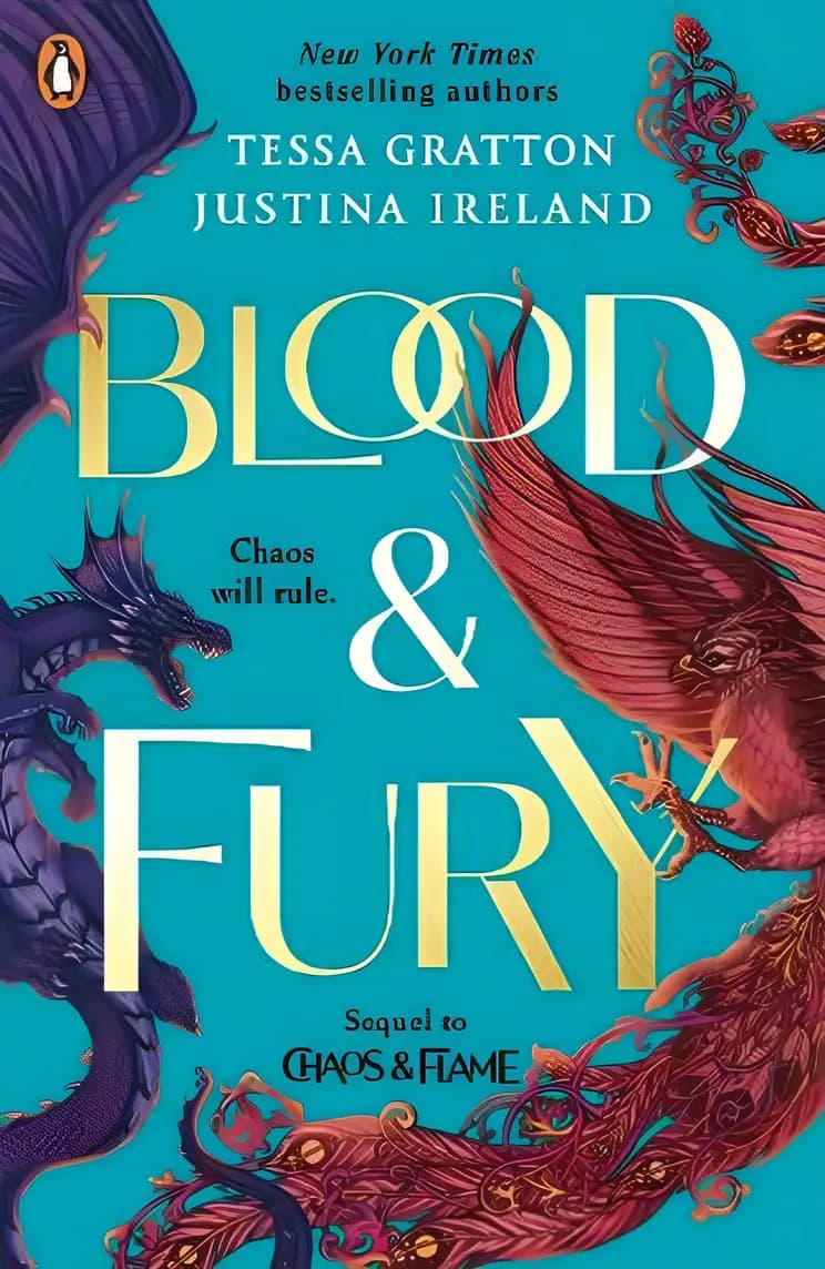 Book cover of 'Blood & Fury: Chaos and Flame'