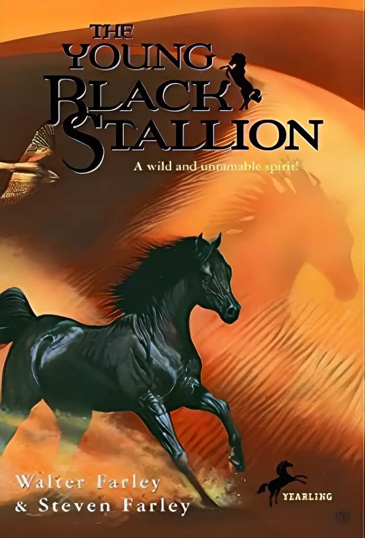 Book cover of 'The Young Black Stallion: A Wild and Untamable Spirit!'