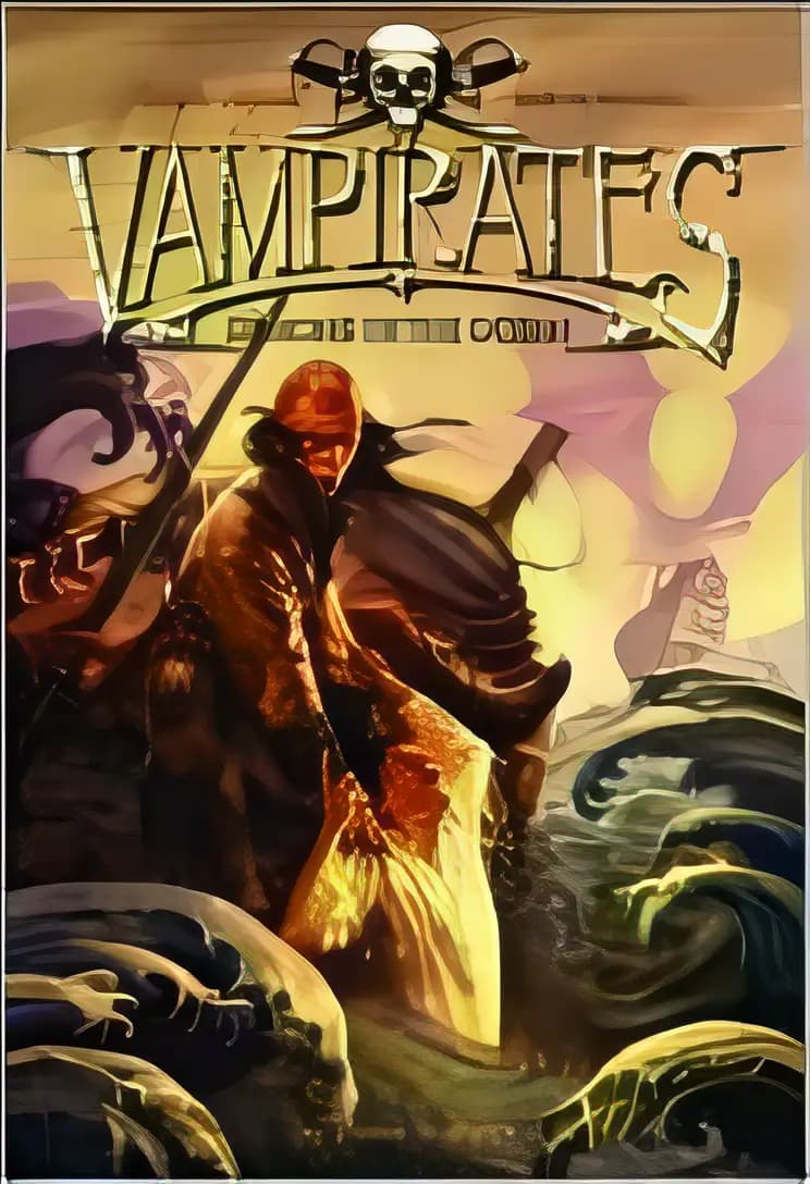 Book cover of 'Demons of the Ocean: Vampirates'