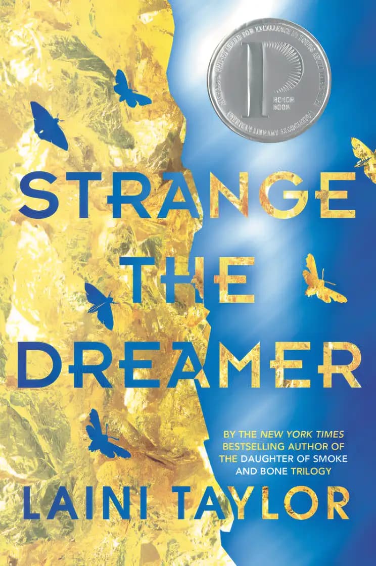 Everything you need to know about Strange the Dreamer Book cover of 'Strange the Dreamer'