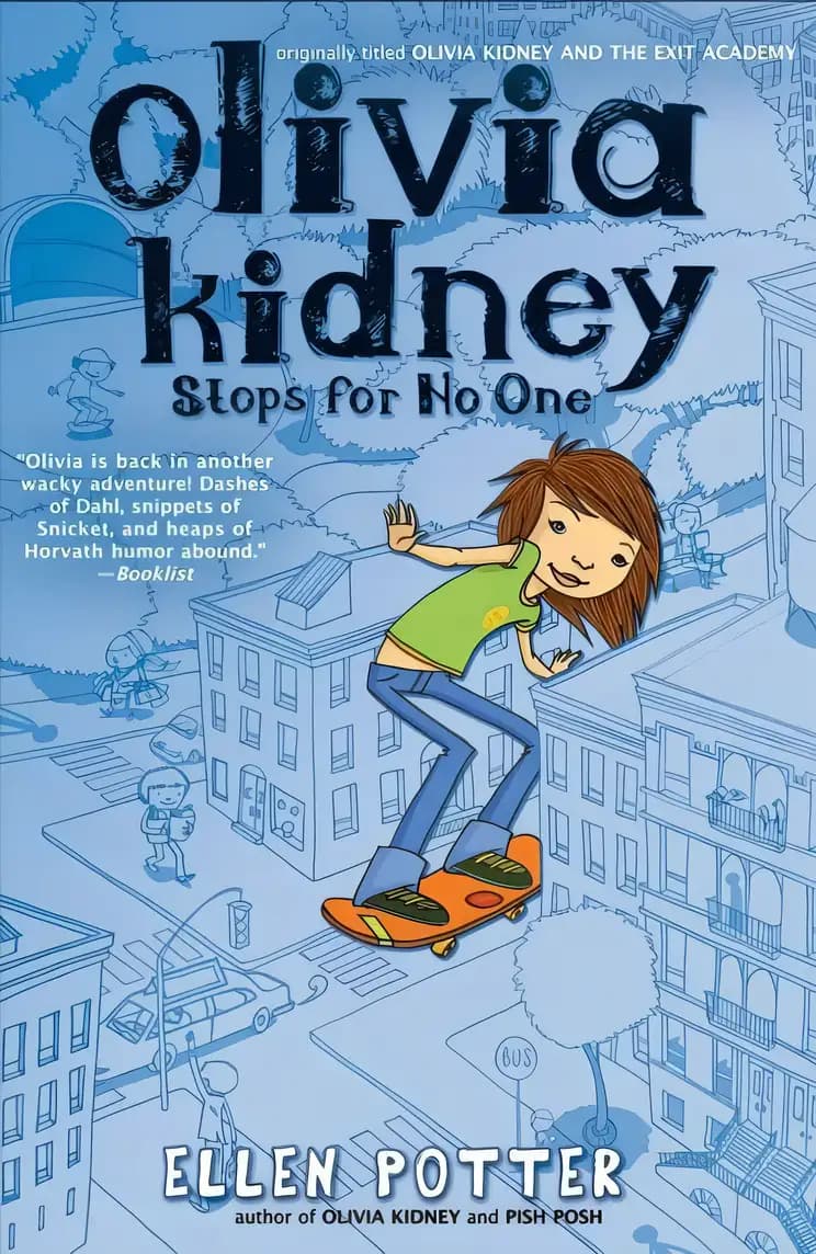 Find out what’s special about Olivia Kidney Stops for No One Book cover of 'Olivia Kidney Stops for No One'