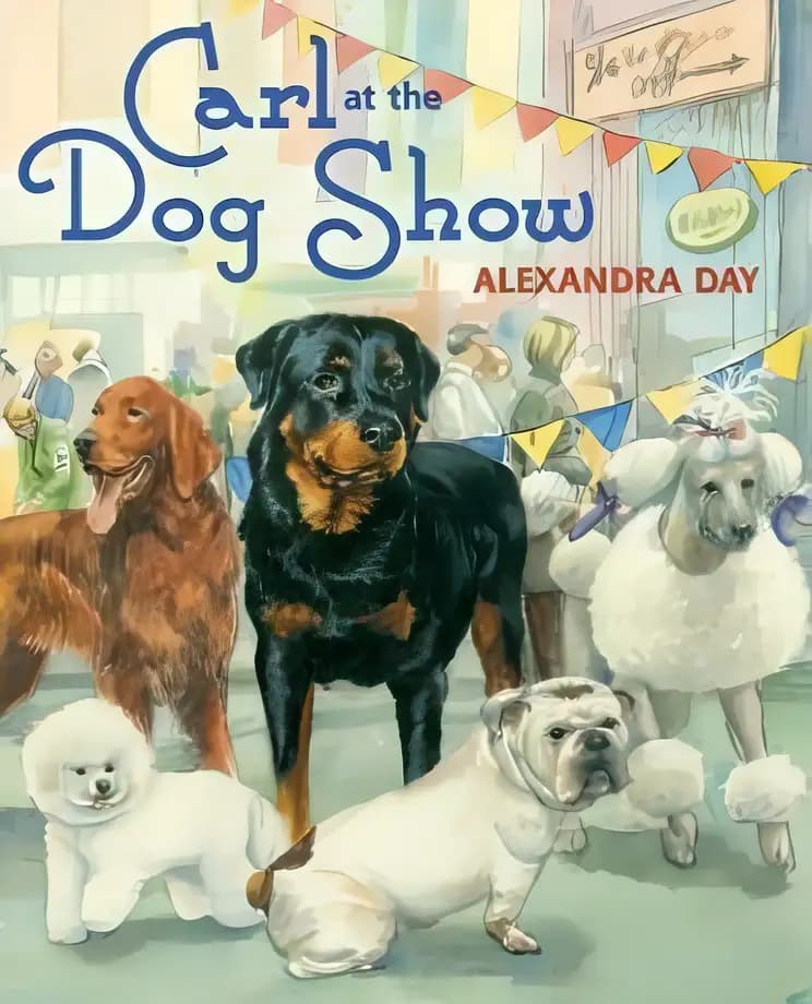 Book cover of 'Carl at the Dog Show'