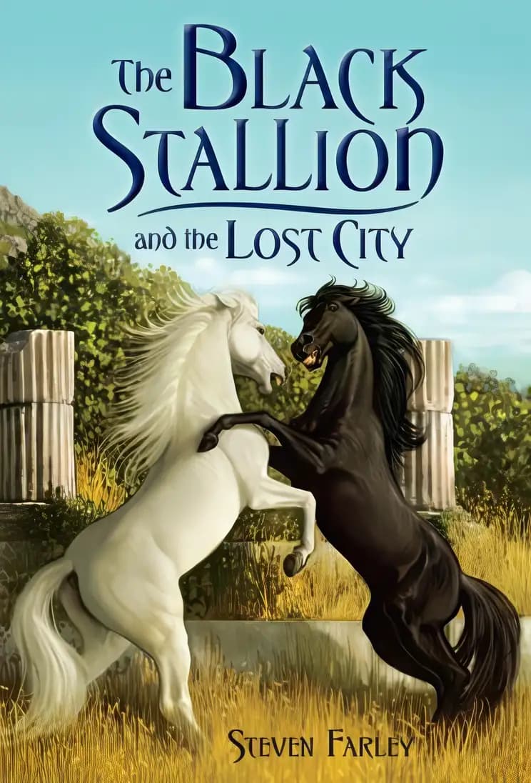 Book cover of 'The Black Stallion and the Lost City'