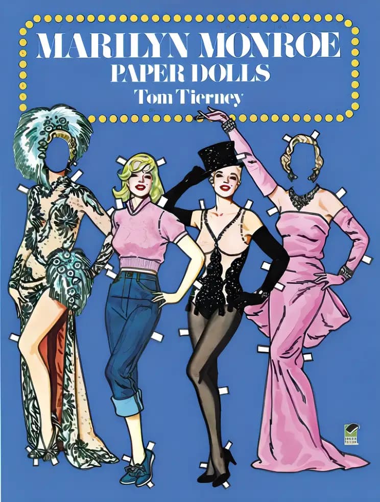 Discover more about Marilyn Monroe Paper Dolls (Dover Celebrity Paper Dolls) Book cover of 'Marilyn Monroe Paper Dolls (Dover Celebrity Paper Dolls)'