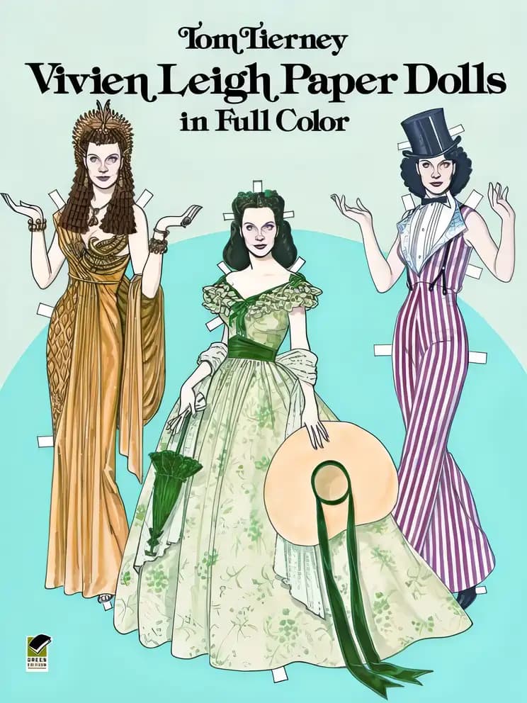 Learn everything about Vivien Leigh Paper Dolls in Full Color (Dover Celebrity Paper Dolls) here Book cover of 'Vivien Leigh Paper Dolls in Full Color (Dover Celebrity Paper Dolls)'