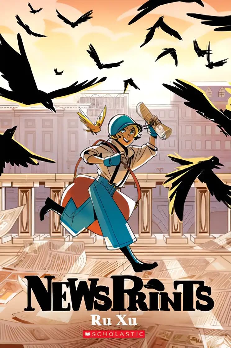 Unlock the secrets of NewsPrints: A Graphic Novel (NewsPrints #1) Book cover of 'NewsPrints: A Graphic Novel (NewsPrints #1)'
