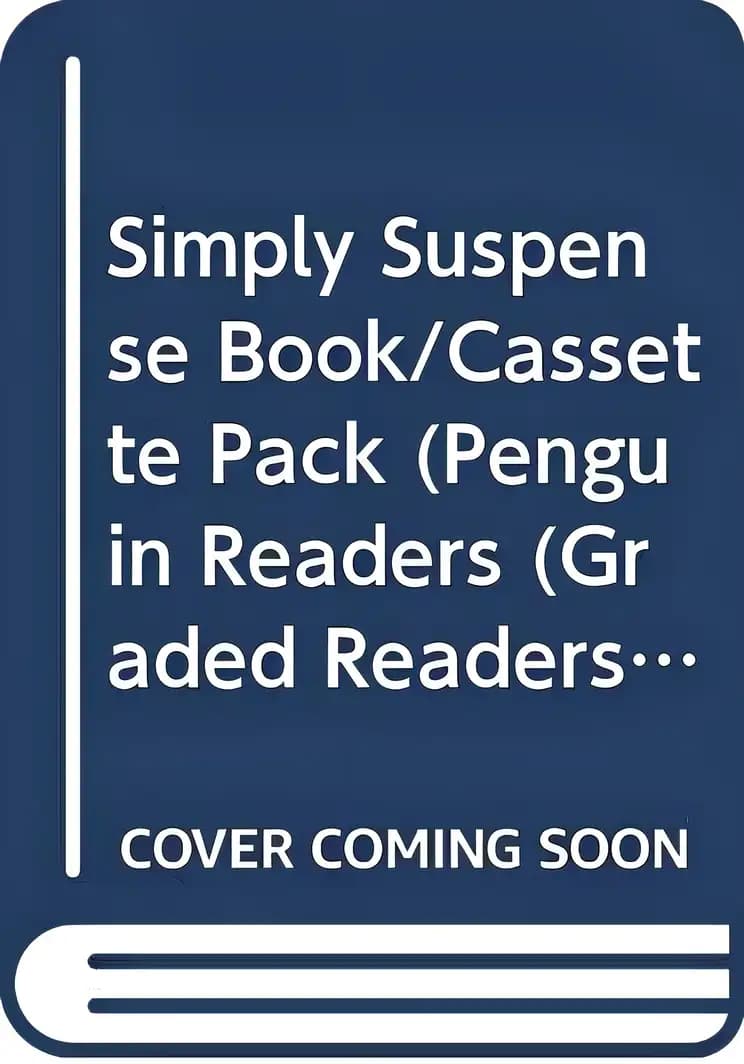Book cover of 'Simply Suspense: Book and Cassette Pack (Penguin Readers: Level 2)'
